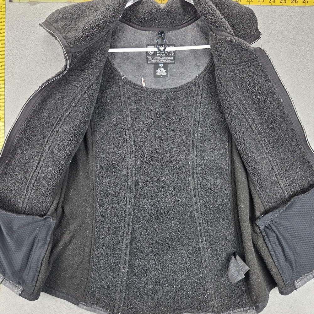 Kuhl Vest Womens Large Gray Dani Sherpa Fleece Lined Full Zip Pockets Warm - Picture 11 of 13